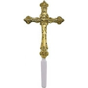 Fancy Gold Cross 3.5" Cake Pick (1 count)