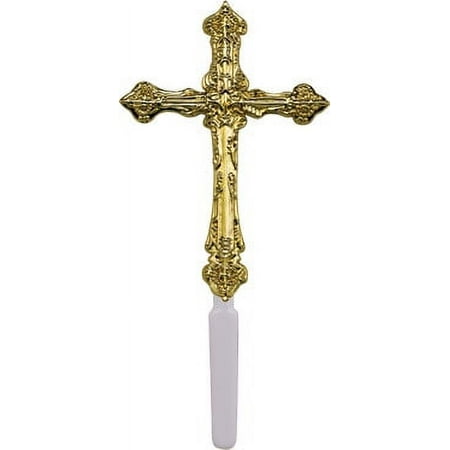 Fancy Gold Cross 3.5" Cake Pick (1 count)
