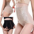 thumbnail image 4 of Douhoow Women High Waist Tummy Shaper Postpartum Panties Body Corset Waist Trainer Shaping Briefs, 4 of 6