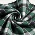thumbnail image 7 of Jewelreauty Womens Plaid Long Overcoats, Hooded Long Sleeve Wool Blend Peacoat Calf Length Winter Fall Jackets (S, Green), 7 of 7