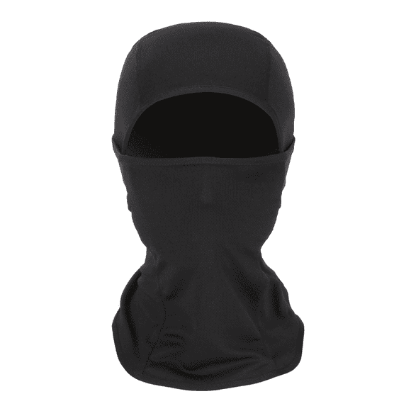 HLONK AUQ Ski Mask Breathable Full Face Mask Windproof Face Mask for Cold Weather Protection Black