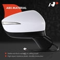 thumbnail image 3 of A-Premium Passenger Side Power Door Mirror Compatible with Mazda CX-5 2015-2016 - Heated Manual Folding w/Turn Signal White Outside Rear View Mirror - Replace# MA1321208, 3 of 9