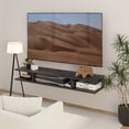 thumbnail image 2 of Mueble para TV MORU AERO Negro Estante Flotante, 2 of 9