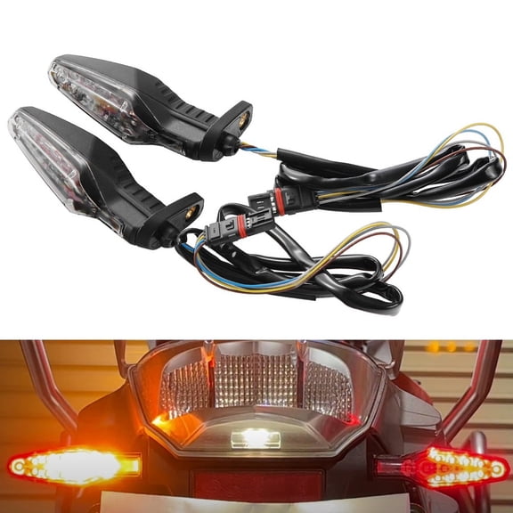 QIFEI For BMW 2021-2025 Motorcycle LED Turn Signal Rear Brake Tail Light