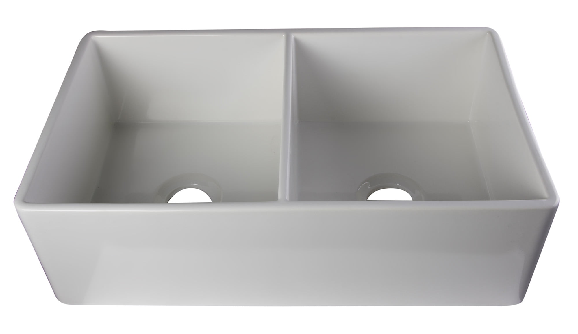 Alfi Brand Ab538 W White 32 Smooth A Double Bowl Fireclay Alfi Brand Ab538 W White 32 Smooth A Double Bowl Fireclay Farmhouse Kitchen Sink