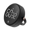 thumbnail image 1 of CNKOO Digital Kitchen Magnetic Timer Rotation Control Visual Magnetic Timer for Home Kitchen Bathroom Office - Black, 1 of 8