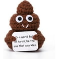 thumbnail image 2 of CEYAZYE Knitted Toys Funny Gag Gifts for Women,Sister, Brother, Dad, Mom,Bestfriends,Easter Basket Stuffers ，Small Gifts, Home Office Decor Christmas Stocking Stuffer, 2 of 10