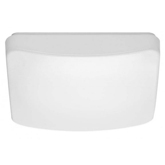 Nuvo Lighting 11 inch Flush Mounted LED Fixture CCT Selectable Square White Acrylic with Sensor