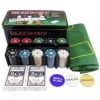 200pcs Poker Chips 21 Point Set with Iron cheap poker chips Box Tablecloth Code and Poker Chess Entertainment Casual Game Casino Essentials