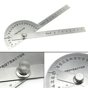 Nortools Stainless Steel Angle Protractor, Silver, 0-180°