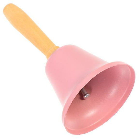 Christmas Decoration Wood Handle Metal Bell Xmas Decoration Home Christmas Bell Decor
