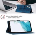thumbnail image 4 of Compatible with Samsung Galaxy A54 5G Classic Embossed PU Leather Case with Card Holder Shockproof Cover, 4 of 5