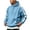 Blue, variant on Men's Hooded Sweatshirt Solid Color Pullover Long Sleeve With Pockets Hooded Fleece Work Wear Top Drawstring Casual Tops Coat Unisex Jacket Warm Outdoor Autumn Winter Sky Blue M
