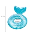 thumbnail image 3 of Btomtd Mermaids Inflatable Ring For Kids Sequin Glitter Pool Toddler Child Mermaids Tail Summer Floatie, 3 of 6