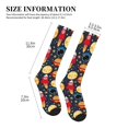 thumbnail image 4 of Sikiie Colorful Astronomy 1 Pairs Compression Socks for Men and Women 15-20 mmHg Running Support Socks, 4 of 7