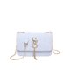 thumbnail image 1 of Bolso de hombro con solapa de PU para mujer bolsos cruzados de diseñador correa de cadena para salidas y citas, 1 of 7