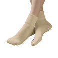 thumbnail image 2 of Buster Brown Women's Socks Cotton Foldover Cuff Socks, Camel 3-Pack, 2 of 3