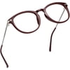 LifeArt Blue Light Blocking Glasses, Anti Eyestrain, Computer Reading Glasses, Gaming Glasses, TV Glasses for Women Men, Anti Glare (Red, +1.00 Magnification)