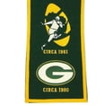 thumbnail image 3 of Packers 8"x32" Wool Banner Heritage, 3 of 3