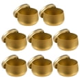 thumbnail image 3 of Miangastore Tea Tin Can Golden 8Pcs 2.95X2.17In, 3 of 8