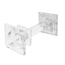 GOOHOCHY  Crystal Candle Holder Quartz Pillar Shape Home Decor Transparent