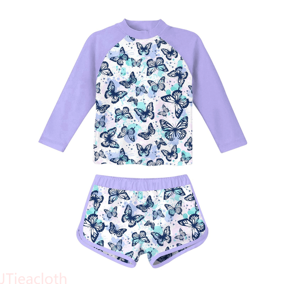 JTieacloth Kids Two Piece Swimsuit Set For Girls Cute Split Swimwear For Girls And Big Kids Adorable Baby Swimming Outfit,Sizes 10-11 Years