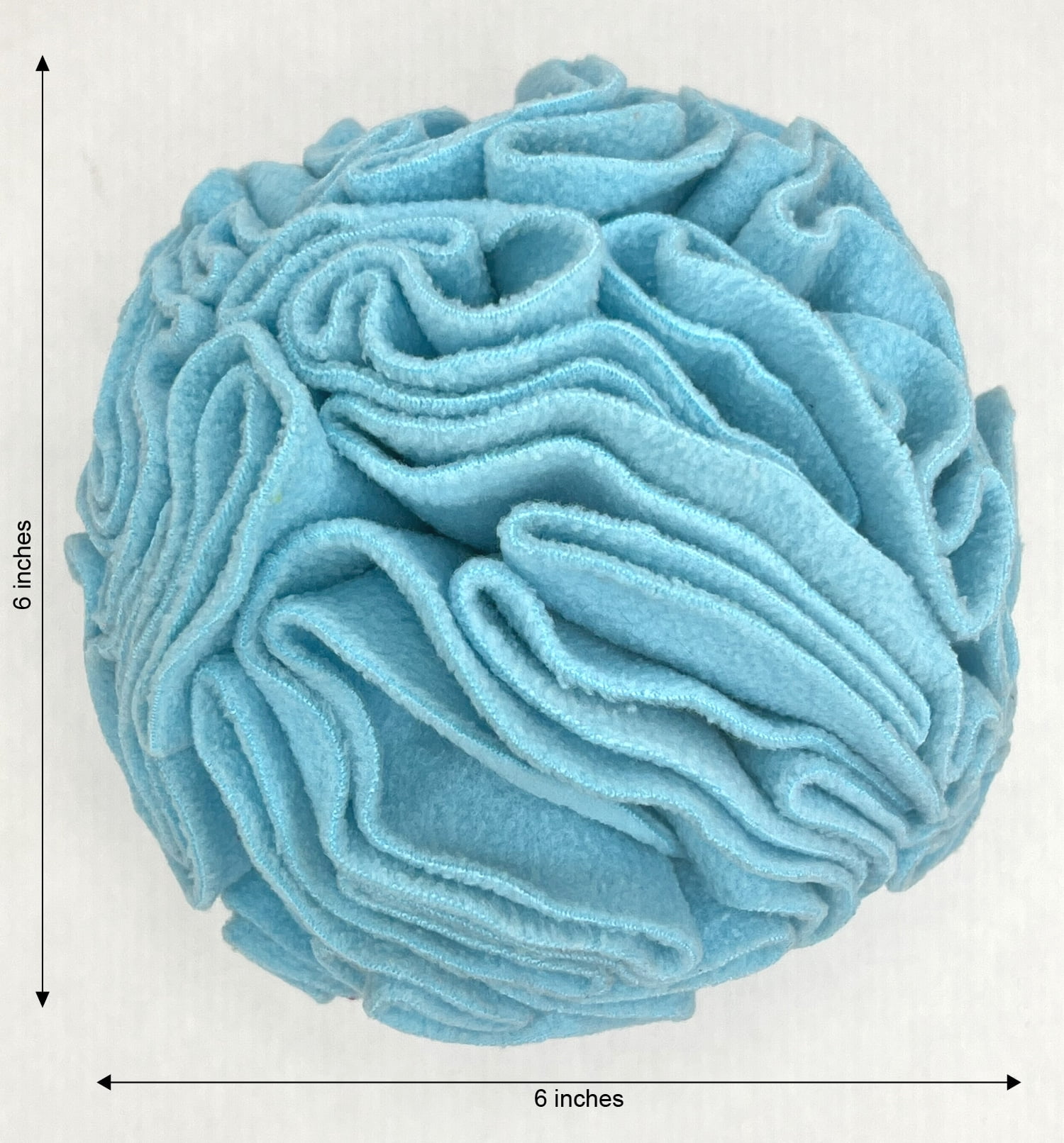 Blue Snuffle Interactive Foraging Dog Puzzle Ball Toy for Puppy and Adult