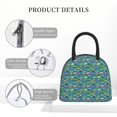 thumbnail image 4 of Rocae Cars Transportation for Leakproof Lunch Box for Adults, Wide Opening Lunch Tote Bag, Reusable Lunch Cooler Bag, 4 of 6