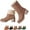 Brown, variant on Women's Winter Wool-Lined Ankle Mid-Calf Boots, Suede Upper Non-Slip Warm Snow Boots