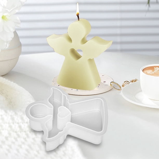Moldes para velas de burbujas de Ángel, moldes de fundición para velas DIY, multifunción para manualidades