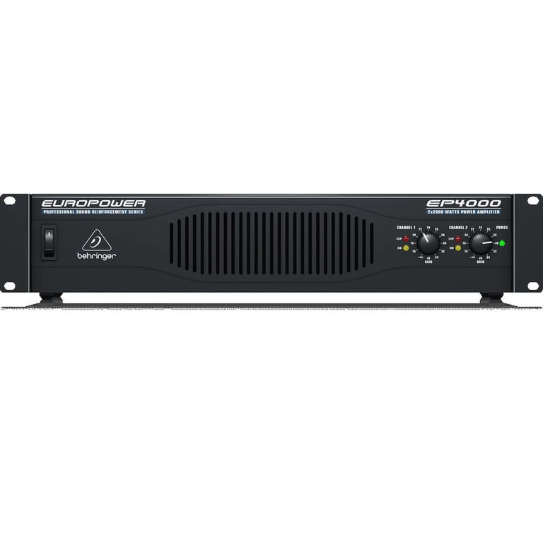 タイトル： 【極美品】BEHRINGER EP4000 パワーアンプ ​ Behringer EP4000 4000-Watt Europower Power Amplifier - Walmart.com