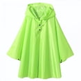 thumbnail image 1 of Poncho de Pluie pour Enfants Veste à Capuche Imperméable, Vert Herbe, m, 1 of 5