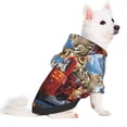 thumbnail image 2 of Honeii Halloween Pets Pumpkins Print Small Dog Hoodies Pet Hooded Sweatshirts Fall Winter Puppy Cat Sweaters Warm Clothes for Small Dogs Outfits Costume-Small, 2 of 7