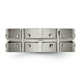 thumbnail image 4 of Auriga Fine Jewelry Titanium 8mm Grooved Band for Men Size 9, 4 of 6
