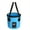 Blue, variant on Portable travel bag fishing bucket folding bucket bag outdoor convenient travel car washing bucket outdoor waterproof bag-yellow