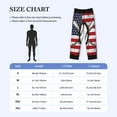 thumbnail image 4 of Balery Vintage Baseball American Flag print Men's Pajama Pants,Ultra Lightweight Pjs,Lounge Pant-X-Large, 4 of 6
