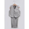 thumbnail image 2 of Boys 2-Piece Formal Vest & Suit Pants Outfit Set, Sizes: 2T to 16 (Light Tan Herringbone), 2 of 6