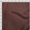 thumbnail image 3 of oneOone Cotton Silk Fabric Leaves & Floral Block Printed Fabric 1 Yard 42 Inch Wide, 3 of 4