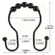thumbnail image 4 of 12pcs, Rustproof Stainless Steel S Shape Shower Curtain Hooks Rings, Shower Curtain Rings Hooks For Bathroom Shower Rod Curtains, Bathroom Accessories, 4 of 4