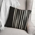 thumbnail image 3 of Creative Products Black Thin Stripes 18x18 Indoor / Outdoor Pillow, 3 of 3