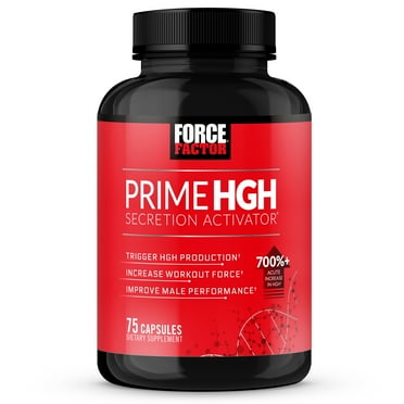 Force Factor Prime HGH Secretion Activator with Arginine, 75 Capsules
