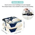thumbnail image 5 of Swan Travel Portable Square Decorative Box with Necklace Holder and Jewelry Organizer - Ideal for Rings, Earrings, Necklaces, Bracelets - Suitable for Girls and Women, 5 of 6