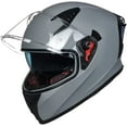 thumbnail image 7 of ILM Motorcycle Helmet Full Face with Pinlock Compatible Clear&Tinted Visors and Fins Street Bike Motocross Casco DOT(Gray, X-Large), 7 of 7