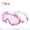 Pink, variant on KANOHENO Children's Large Frame Waterproof Anti Fog Swimming Goggles,Clip-on Kids Swim Goggles No Leak Toddler Diving Mask