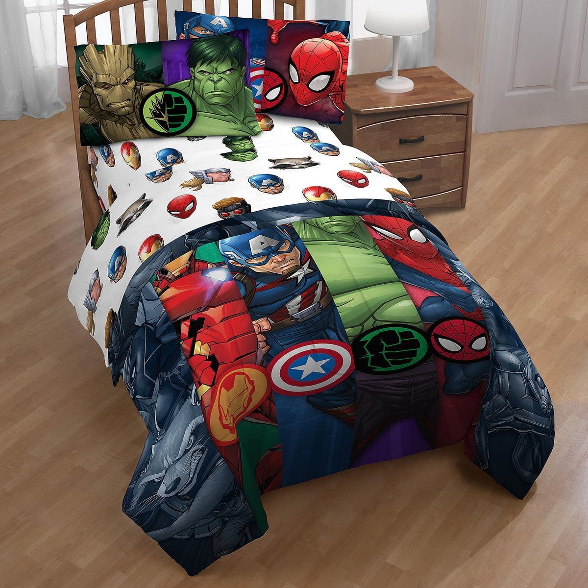 Avengers Infinity War 3 Piece Twin Sheet Set Bedding 