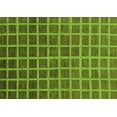thumbnail image 1 of Ahgly Company Indoor Rectangle Checkered Green Modern Area Rugs, 3' x 5', 1 of 4