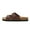 Brown, variant on Women's Cork Footbed Leather Insole Sandals shikongkuajing