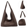 thumbnail image 1 of Bag Hobo Shoulder Mujeres Sueda Gran Capacidad para El Compras Viajes, 1 of 8
