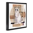thumbnail image 3 of Stupell Industries Eclectic Vintage Collage Cat Black Floating Frame Canvas Art, 18 x 18, by Nancy Overton, 3 of 8