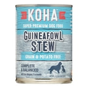 KOHA Grain-Free Guineafowl Stew Wet Dog Food, 12.7 Oz